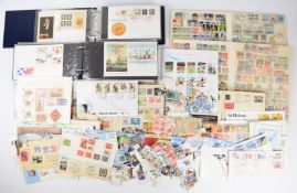 GB Queen Elizabeth II modern mint stamp collection in four volumes, high face value, and a few