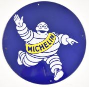 Michelin enamel advertising sign, diameter 40cm