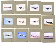 Terence Burke Collection approximately 1700 35mm colour aviation slides, circa 1997-8, to include