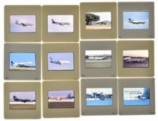 Terrence Burke Collection approximately 2500 35mm colour aviation slides, circa 2000-2002, to