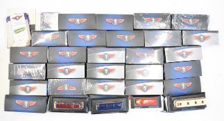 Twenty eight Atlas Editions Classic Coaches Collection diecast model buses, all in original boxes