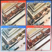 Six Beatles LPs comprising three copies of 1962-1966 and three copies of 1967-1970. Vinyl