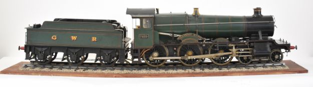 Exhibition standard 5 inch gauge live steam 4-6-0 GWR tender locomotive Willersey Manor. The