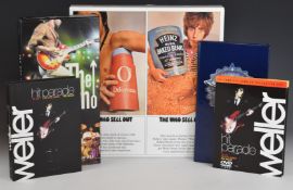 Five Indie/Rock/Mod interest collectibles comprising The Who box set of two 7