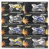 Eight Paul's Model Art Minichamps 'Valentino Rossi Collection' 1:12 scale diecast model MotoGP
