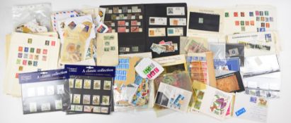 A large mint and used GB and world stamp collection in tins, envelopes & stockbooks, approval