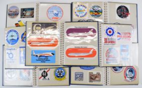 Terence Burke Collection seven albums of mainly aviation, space and military promotional and