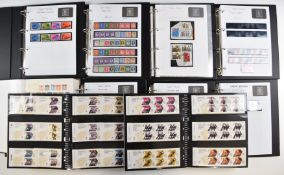 A collection of GB Queen Elizabeth II mint and used decimal issues, high face value, in fourteen