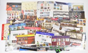 GB and world stamp collection in seven albums and loose GB Queen Elizabeth II presentation packs