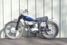 Circa 1960 Cotton 250 scrambler motorcycle modelled on the bike that Bryan 'Badger' Goss rode and