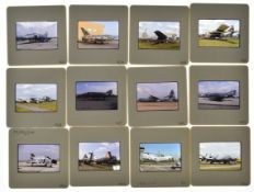 Terrence Burke Collection approximately 2500 35mm colour aviation slides, circa 1992-93, to