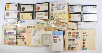 A collection of South African first day covers in two albums and loose in philatelic envelopes,