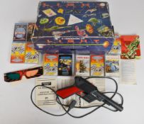 Commodore 64 retro gaming system with fifty games to include R-Type, Strider, Altered Beast,