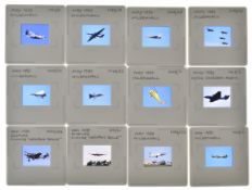 Terence Burke Collection approximately 2000 35mm colour aviation slides, circa 1987-1990, to include