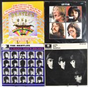 Thirteen Beatles LPs comprising With the Beatles, A Hard Day's Night, Let It Be, Magical Mystery