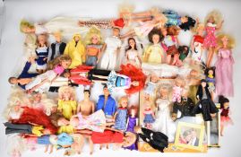 Over forty Barbie style fashion dolls by various manufacturers, with lines to include Disney, Bratz,