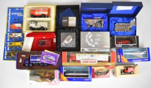 Seventeen mostly Corgi diecast model cars, lorries, trucks etc, to include Classics, Super Haulers