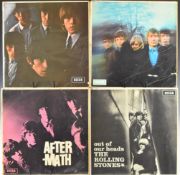 Fifteen Rolling Stones LPs comprising Between The Buttons, Aftermath, No2 and self titled, Let It