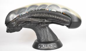 Alien 25th anniversary DVD boxed set in the form of a Xenomorph head.