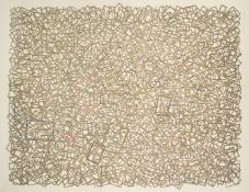 Alex Dipple (British, born 1967) limited edition (1/50) abstract colour print Chihuahua Puppy