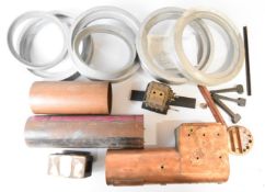 John Ellis copper boiler to suit 2 inch scale live steam traction engine, together with a machined