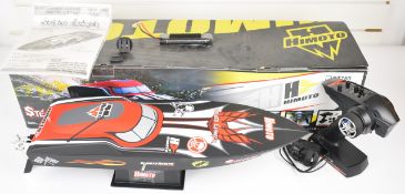Himoto Stealth Enforcer radio controlled boat, length 581mm, height 128mm, weight 1050g including