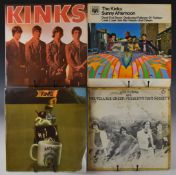 Six Kinks LPs comprising Arthur Or The Decline And Fall Of The British Empire (Pye NPL 18317) matrix