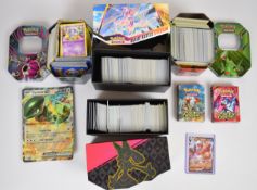 A collection of mostly modern Pokémon cards from Sword & Shield, Diamond & Pearl, Astral Radiance