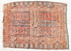 Antique Afghan Ersari rug, 260 x 150cm