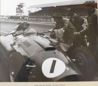 Four Jarrotts motor racing photographs comprising Mike Hawthorn Scuderia Ferrari 1957 British