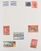 Bangladesh, Burma, Tibet and Nepal stamp collection in a black stamp album