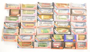 Thirty six Gilbow Exclusive First Editions (EFE) 1:76 scale diecast model buses, liveries include