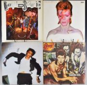 Fourteen David Bowie LPs comprising Lodger, Diamond Dogs, Aladdin Sane, Never Let Me Down, The Man