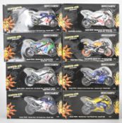 Eight Paul's Model Art Minichamps 'Valentino Rossi Collection' 1:12 scale diecast model Yamaha