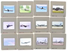Terence Burke Collection approximately 3500 35mm colour aviation slides, circa 1985-86, to include