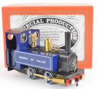 Mamod Prince of Wales limited edition live steam 32mm or 0 gauge locomotive, in original box with