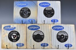 Approximately sixty London Records UK issued 7