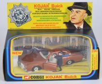Corgi Toys diecast model Kojak's Buick, 290, in original box with figure.