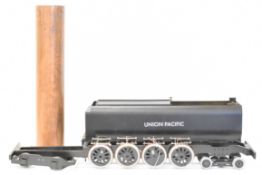 Part built 3½ inch gauge American Columbia Baldwin 4-8-4 live steam locomotive and tender,
