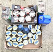 Motor oil and grease to include Castrol GTX, Castrol Classic and Duckhams