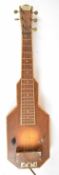 Francis Day & Hunter 'FDH' lap steel guitar, likely 1930's, length 79cm, in original fitted case.