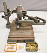 David Dowling Ltd pantograph engraver or millerwith Parvalux 1/20 hp 240v motor, on cast iron