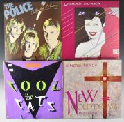 Approximately fifty five Post Punk / Pop / Rock LPs including Simple Minds, Squeeze, Duran Duran,