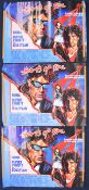 Three Hearts on Fire (1987) British quad film posters, starring Bob Dylan and Rupert Everett, 76 x