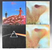 Five Prog Rock LPs comprising Pink Floyd Dark Side Of The Moon and two Meddle, Rush Hemispheres