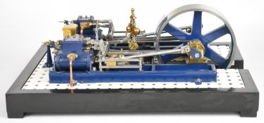 Robert Knox Stuart Twin Victoria live steam twin cylinder mill engine with Meyer expansion valves,