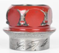Michael Schumacher signed Formula 1 racing car wheel nut, autographed to the bottom collar in