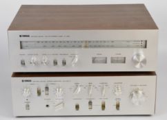 Yamaha CA-1000 II stereo amplifier together with a CT-800 tuner