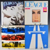 Fifty four Rock / Pop / Krautrock / Soul / Post Punk LPs including Kraftwerk, The Police, Madonna,