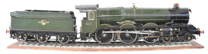 Exhibition standard 5 inch gauge live steam 4-6-0 GWR tender locomotive King Henry VIII No 6013. The